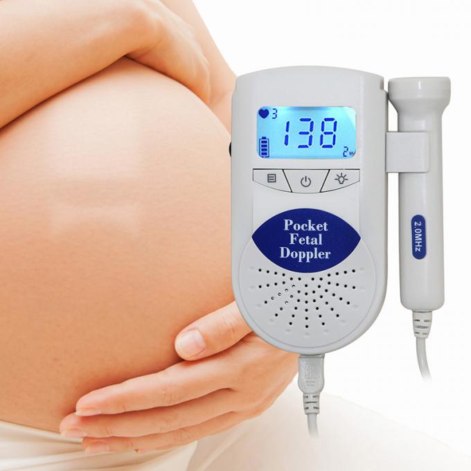 Αδιάβροχο ιατρικό υπερηχητικό όργανο ελέγχου εμβρυϊκό Doppler καρδιών μωρών υψηλός-πίστης υγιές φορητό
