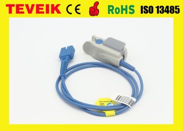 Ιατρικός αισθητήρας σφυγμού Spo2 Oximax ds-100A nell-πυρήνων εργοστασίων Teveik Shenzhen για τον ενήλικο συνδετήρα δάχτυλων, καρφίτσα DB9