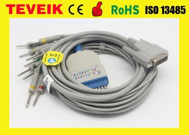 Το Nihon Kohden EKG/το καλώδιο ECG για ecg-9320/ecg-9522P με 40 καρφώνει leadwire