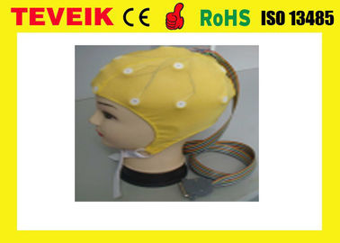 Η τιμή εργοστασίων ιατρικών 20 μολύβδων ιατρικό EEG ΚΑΠ με το ηλεκτρόδιο κασσίτερου, νευρο-ανατροφοδοτεί το καπέλο EEG