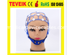 Ιατρικό χωρίζοντας ηλεκτρόδιο ΚΑΠ, καπέλο σιλικόνης EEG Neurofeedback ηλεκτροδίων EEG φλυτζανιών 20 μολύβδων