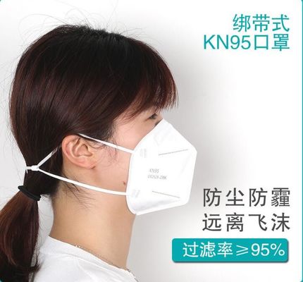 Ffps2 διήθηση 5 μασκών 95% μίας χρήσης μάσκα σκόνης πτυχών για την προστασία μικροβίων